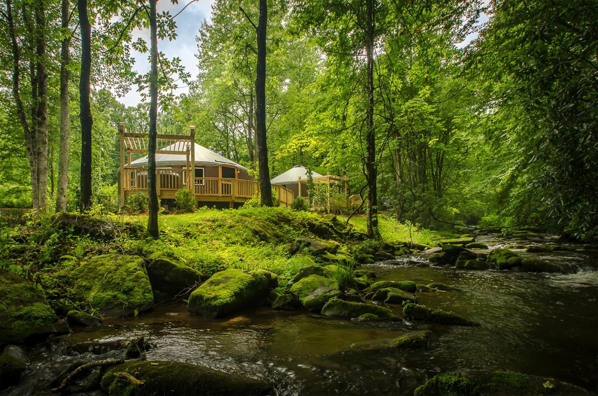 Staynantahala - Smoky Mountain Cabins Aquone المظهر الخارجي الصورة